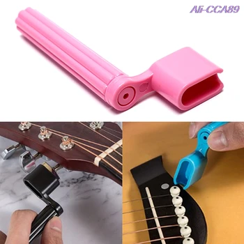 1 adet Dize Sarıcı Plastik Dize Peg Sarıcı Köprü Pin Çektirme Gitar Tamir Aracı