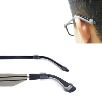1 Çift Gözlük Güneş Gözlüğü Kayma Setleri Gözlük Bacak Örtüsü Anti Kayma Silikon Kulak Kancası Tapınak Ucu Tutucu Kanca Gözlük Aksesuarları