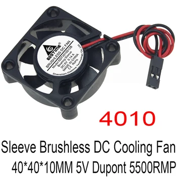 10 ADET Gdstime 4010 Dupont Connector40*40 * 10mm 2 Pin DC Fan 5 V 40x10mm 2 Tel 40mm Soğutucu 4 cm Soğutma eksenel Fan