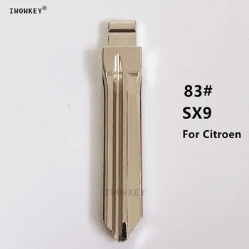 10pcs 83# Uzak Anahtar Bıçak keydiy KD için Citroen Peugeot İçin SX9 Çevir VVDİ JMD Metal Kesilmemiş Boş xhorse 