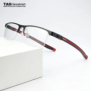 2022 ETİKETİ Marka gözlük Spor optik gözlük çerçevesi erkekler bilgisayar miyopi reçete gözlük çerçeveleri erkekler için gözlük