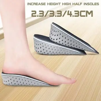 3.3 cm/1.3 in Artan ayakkabı pedi Erkekler Kadınlar Artış Yüksekliği Yüksek Bellek Köpük Ayakkabı Ekler Yastık Pedleri ortopedia