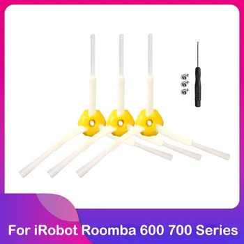 3 Kollu Yan Fırça Fırçalar iRobot Roomba 600 700 Serisi İçin 528 595 620 630 650 660 760 770 780 Elektrikli Süpürge Yedek parça