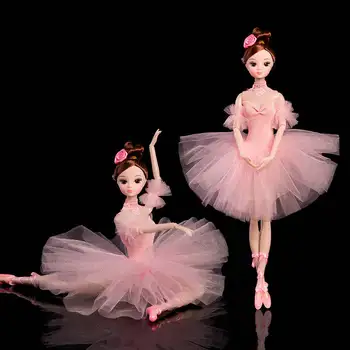 30cm Bale Bebek Moda Kız oyuncak Prenses Vintage Hediye Eklemler Hareketli El Yapımı 1/6 Bebek Eklemli Bebek Giysileri ve ayakkabı