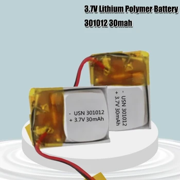 30mAh 3.7 V 301012 lityum polimer lipo şarj edilebilir pil için GPS MP3 MP4 PAD DVD DIY bluetooth kulaklık hoparlörlü telefon