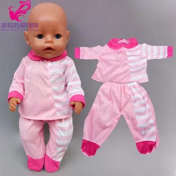 40cm Bebek Bebek Bluz Pantolon Şapka ile 38cm Bebek Bebek Giyer Çocuk Kız Oyuncak Elbise