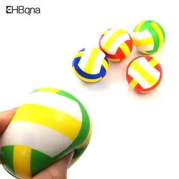 6,3 CM Çocuklar Mini El Oyuncak Topları Sıkmak Voleybol Anti Stres Topları Çocuklar İçin Köpük Bebek Açık Spor Oyuncak Sünger 