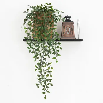 85 cm Plastik Yapay Yeşil Bitkiler Asma Duvar Asılı Rattan Farsça Çim Sahte Çiçek Ev Balkon Bahçe Dekor Sahne Düzenlemek