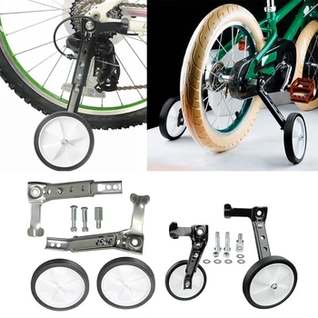 Bisiklet Eğitim Tekerlekleri Stabilizatörler Monte Braket Vidaları Çocuklar için Erkek Kız 16 18 20 22 24 İnç Bisiklet