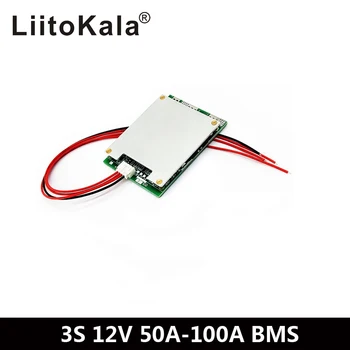 BMS 3S 100A 12V Li-İon Lityum 18650 Pil koruma devre Paketleri PCB kartı Dengesi Entegre Devreler Yüksek deşarj