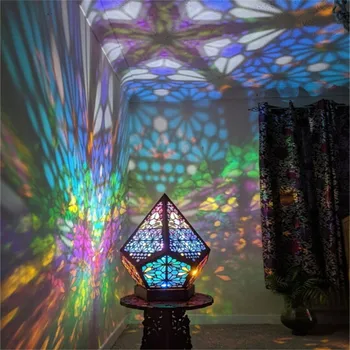 Bohemian ışık Kutup Yıldızı Büyük Zemin Lambası Tarzı Dekor Hediye Peri Geometrik Lamba Ev Dekor Mutfak Koridor için Ideal Odası