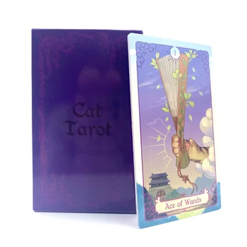 Büyük Boy 12x7cm Tarot Kartları ile Yeni Başlayanlar için Kılavuz Kurulu Oyunu Kız Kart Oyunu Hediye Gizemli Kehanet Oracle Kartları Güverte