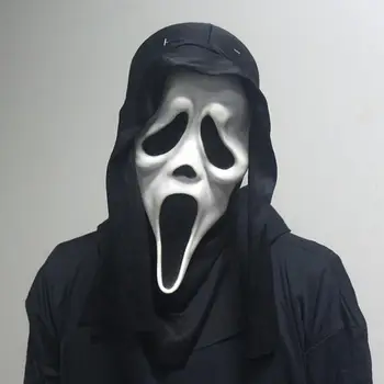Cadılar bayramı Maskesi Şeytan Çığlık Ghostface Maskesi Komik Ölüm Maskesi Korku Kafatası Maskesi Komut Dosyası Öldürme Dekoratif Cadılar Bayramı Partisi Kaynağı