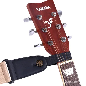 Deri Gitar Askısı Tutucu Düğmesi Güvenli Kilit Akustik Elektrik Klasik Guitarra Bas