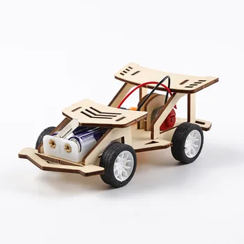 Dıy Elektrikli Araba El monte Model Teknolojisi Küçük Üretim Deney çocuk İlköğretim Okulu Öğrencileri Malzeme Paketi