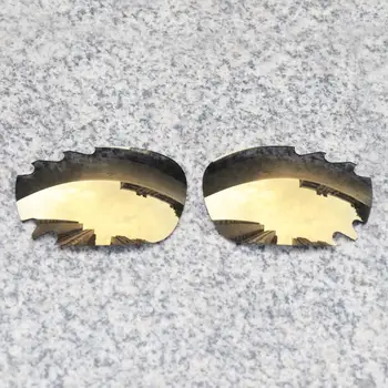 E. O. S Polarize Gelişmiş Yedek Lensler Oakley Jawbone Bacalı Güneş Gözlüğü-Bronz Altın Polarize Ayna