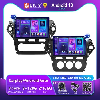 EKIY T900 8G 128G Ford Mondeo 4 mk4 2010-2013 2014 Carplay Araba Radyo Android Otomatik Multimedya Video Oynatıcı AI Ses Stereo HU