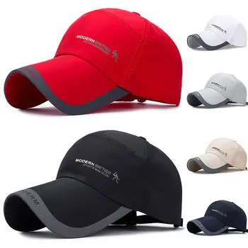 Erkek Spor Açık Ağız Gölge güneş şapkası Nefes beyzbol şapkası Yaz Erkekler Balıkçılık Şapkalar Rahat Ayarlanabilir Uzun Vizör Spor Kap