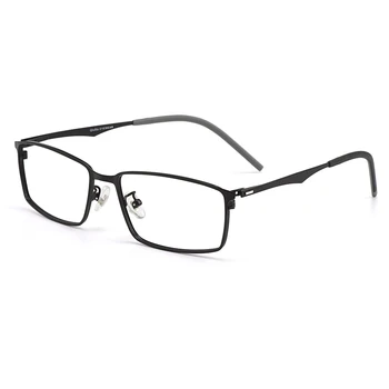 Erkekler İş Titanyum Alaşımlı Optik Tam Jant Gözlük Çerçevesi S6606 erkek Reçete Gözlük Gözlük Çerçeveleri