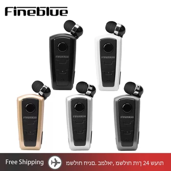 Fineblue F910 Kulaklık Bluetooth V5. 1 Aşınma Klip İş Kulaklık Geri Çekilebilir kulaklıklar kablosuz referansları lotus ince mavi