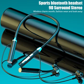 Fone Bluetooth Kulaklık kablosuz kulaklıklar Manyetik Spor Boyun Bandı Boyun asılı TWS Kulakiçi Kablosuz Bluetooth mikrofonlu kulaklık