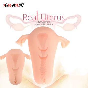 Gerçekçi Kadın Rahim Vajina Mastürbasyon Cihazı Uçak Fincan Penis Simülasyon Cep Pussy Meme Topu Yetişkin Seks Oyuncakları Adam için