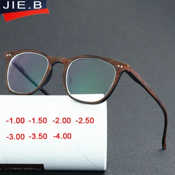 JİE.B Markalar Retro Miyopi Gözlük Sıcak Optik Erkek Kadın öğrenci reçete Çerçeve -1.0-1.5-2.0-2.5-3.0-3.5-4