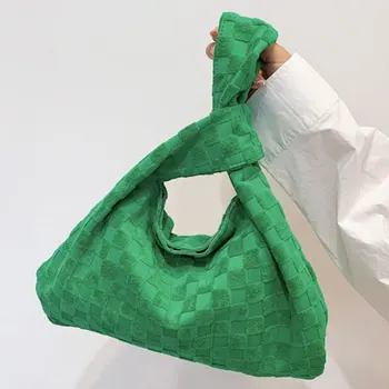 Kadın Çanta Japon Taşınabilir Düğüm Bilek Çanta Bayanlar Üst Kolu Çanta Moda Çantalar ve Çanta Kadın Alışveriş Çantası Telefon Anahtar Kılıfı