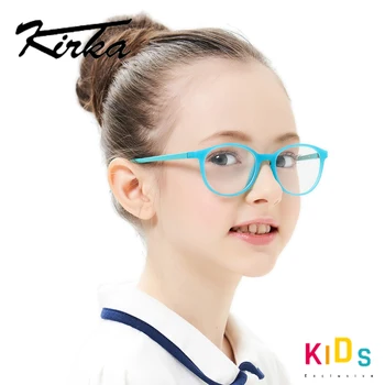 Kirka Çocuk Gözlük TR90 Esnek Çocuk Gözlük Koruyucu Çocuk Gözlük Çerçevesi Optik Gözlük Çocuklar İçin Gözlük Çerçevesi