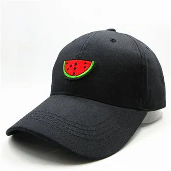 Kırmızı karpuz nakış pamuk Casquette beyzbol şapkası hip-hop şapka Ayarlanabilir Snapback Şapka çocuklar erkekler kadınlar için 130