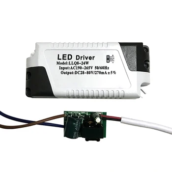 LED sürücü 8-24 W Paneli Tavan lambası güç kaynağı adaptörü AC 110 V 220 V DC 24 V aydınlatma Transformers 9 W 12 W 18 W LED ışıkları