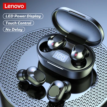 Lenovo XT91 Bluetooth Kulaklık Kulaklık Kablosuz Oyun Kulaklık Stereo Gürültü Iptal Kulaklık Kulaklık Mic ile LED Ekran