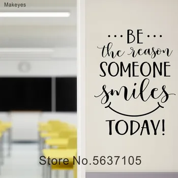 Makeyes Duvar Sticker Ev Tatlı Dekor Duvar Sanat Nedenle Biri Bugün Smile Olmak Sıcak Kelimeler Duvar Vinil Dekorasyon Sanat Q080 Fiyatları 