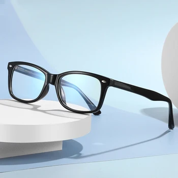 Mavi ışık engelleme erkekler ve kadınlar gözlük optik gözlük reçete gözlük plastik moda göz çerçeve gözlük Unisex