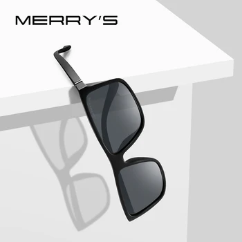 MERRYS tasarım Erkekler Polarize Güneş Gözlüğü Moda Erkek Gözlük 100 % UV Koruma S8225