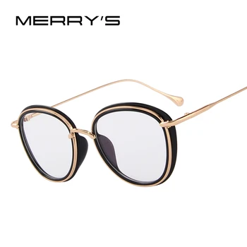 MERRYS tasarım Kadın Retro Kedi Göz gözlük çerçeveleri Gözlük Klasik Gözlük S2106