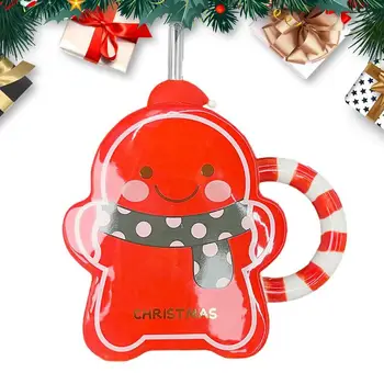 Noel Seramik Kupalar / Zencefilli Kurabiye Adam Kahve Fincanları ile Saman / Dekoratif Sıcak Çikolata Kupalar ile canlı ifade için Erkek bir