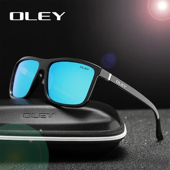 OLEY Polarize Erkek Güneş Gözlüğü marka tasarımcısı Retro Kare güneş gözlüğü Aksesuarları Unisex sürüş gözlük oculos de sol Y6625