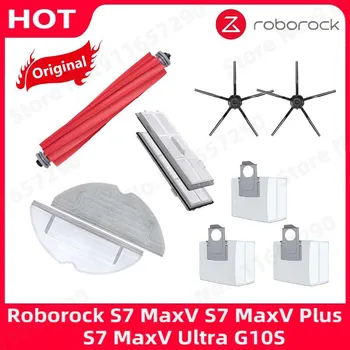 Orijinal Roborock S7 MaxV S7 MaxV Artı S7 MaxV Ultra G10S Pro Ana Yan Fırça Paspas Hepa Filtre Toz Torbası Robot Vakum Aksesuarları