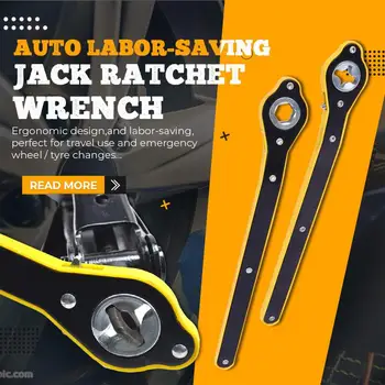 Otomatik Emek tasarrufu Jack Cırcır Anahtarı Makas Jack Garaj Lastik Tekerlek Lug Anahtarı Kolu Emek tasarrufu Anahtarı Phillips Anahtarı