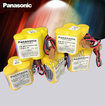 Panasonic Orijinal 5 adet/grup BR-2/3AGCT4A 6v pil PLC BR-2/3AGCT4A lityum iyon piller Kahverengi kemer kanca fişi