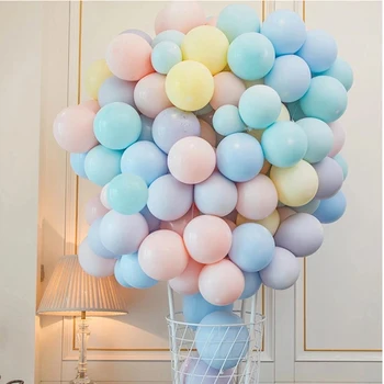 Pastel Macaron Balonlar Garland Kemer Kiti Doğum Günü Düğün Nişan Bebek Gelin Hediye Parti Süslemeleri