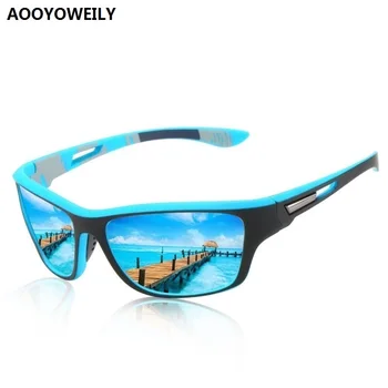 Polarize Güneş Gözlüğü Erkekler Kadınlar İçin Sürüş Balıkçılık Spor Gözlük Vintage güneş gözlüğü Adam Yürüyüş Gözlük Erkek parlama Önleyici UV400