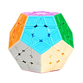 QİYİ Megaminxeds Küp Profesyonel Hız Sihirli Küpler 3x3 Stickerless Puzzle12-Sides Eğitici Oyuncaklar Çocuklar İçin