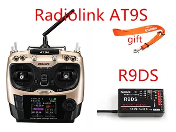Radyolink AT9S 9CH tam fonksiyonlu radyo uzaktan kumanda ile R9DS alıcı DSSS ve FHSS yayılmış spektrum desteği SBUS PPM PWM