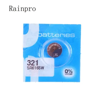 Rainpro 2 adet SR616SW 321 Gümüş oksit pil 1.55 V izle pil sikke hücre