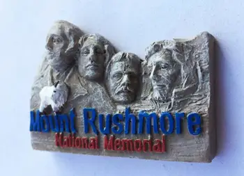Rushmore Dağı Ulusal Anıt Güney Dakota Buzdolabı hatıra mıknatısı ABD Başkanlık Anıtı Buzdolabı Mıknatısları