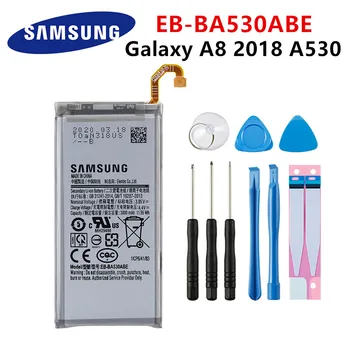 SAMSUNG Orijinal EB-BA530ABE 3000mAh Pil Samsung Galaxy A8 2018 A530 SM-A530 A530F A530K / L / S / W A530N / DS Piller + Araçları