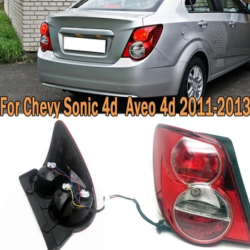 Sol Sağ Arka Sis Lambası Kuyruk Lambası Sürüş Dur Fren İşık İçin Chevrolet Sonic 4d Aveo 4d 2011-2013 Chevy 96830973 96830974