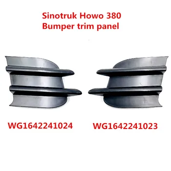 Tampon trim paneli için uygundur Sınotruk Howo 380 kabin aksesuarları sis lambası siyah plastik kapak WG1642241024, WG1642241023